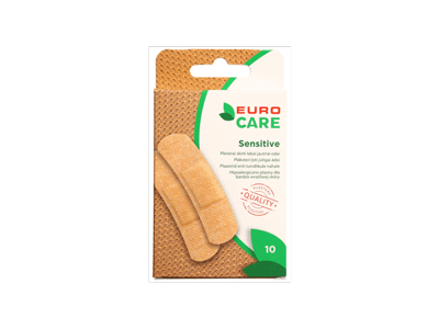 Pleistrų rinkinys EUROCARE SENSITIVE, 10 vnt., 10 vnt.