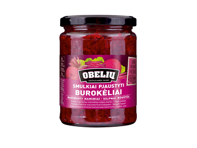 Marinuoti burokėliai OBELIŲ, naminiai, 500g / 320g
