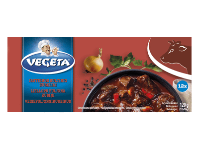 Jautienos sultinys VEGETA, 12 x 10 g, 120 g