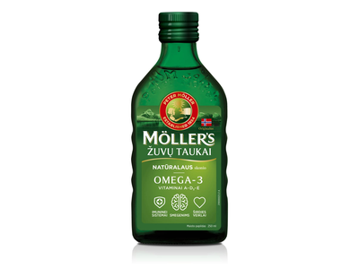 Žuvų taukai MOLLERS, 250ml