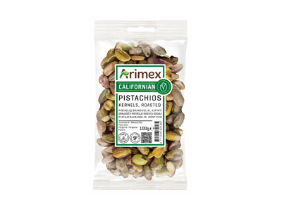 Kepinti pistacijų branduoliai ARIMEX, 100 g