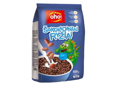 Sausi pusryčiai OHO CHOCO RICE, 500 g