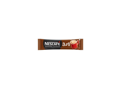Tirpiosios kavos gėrimas NESCAFE, 3in1 su rud. cukrumi, 17 g