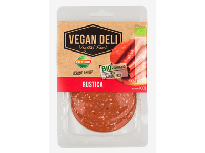 Ekologiškas veganiškas gaminys VEGAN DELI Rustica, pjaustytas, LT-EKO-001, 100g