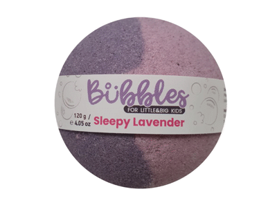Vonios burbulas BUBBLES SLEEPY LEVANDER, 115 g