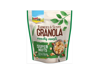Granola su riešutais BONA VITA, 500 g