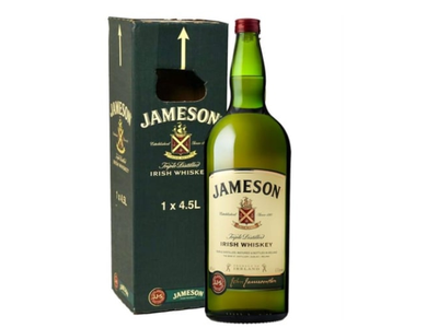 Airiškas viskis JAMESON, 40%, 4,5 l su dėžute