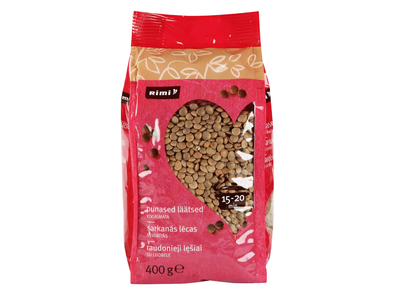 Raudonieji lęšiai su luobele RIMI, 400 g