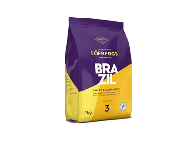 Kavos pupelės LOFBERGS BRAZIL, 1 kg