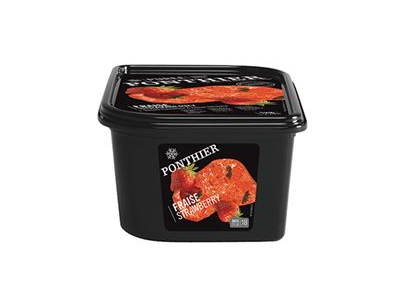 Šaldyta braškių tyrė PONTHIER, 1 kg
