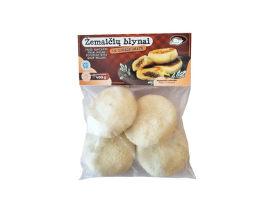 ❄️ Šaldyti žemaičių blynai su mėsos įdaru RESTERA, 400 g