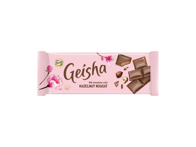 Pieninis šokoladas su pien.įd., GEISHA, 100g