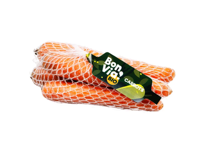 Ekologiškos morkos fasuotos BON VIA BIO, 500 g