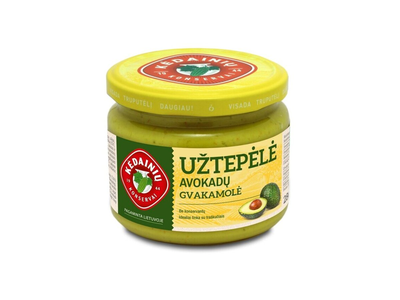 Užtepėlė KĖDAINIŲ KONSERVAI, avokadų, GVAKAMOLĖ, 280 g