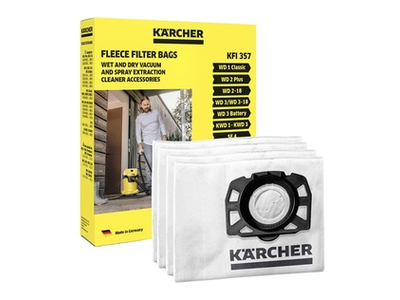 Dulkių siurblio KARCHER maišeliai, 4 vnt./pak.