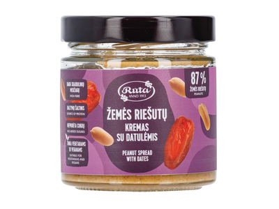 Žemės riešutų kremas su datulėmis RŪTA, 320 g