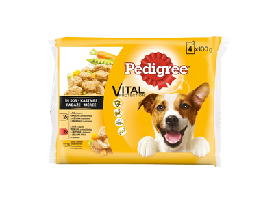 Šun.ėd. rinkinys višt.jaut., PEDIGREE, 4X100g