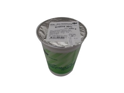 Grietinė Šaltekšnio, 30 %, indeliais, 450 g