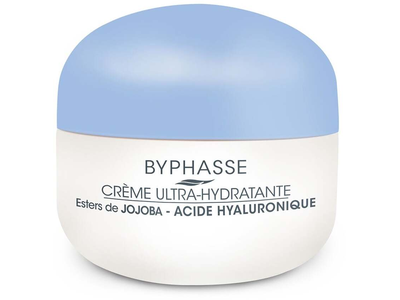 Veido kremas Byphasse Ultra Hydrating Jojoba - Hyaluronic Acid, 50 ml