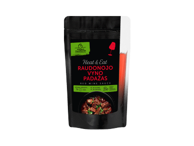 Greitai paruošiamas raudonojo vyno padažas HEAT & EAT, 230 ml
