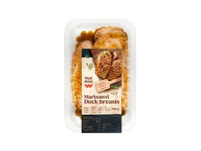 Marinuotos ančių krūtinėlės WELL DONE, 500 g