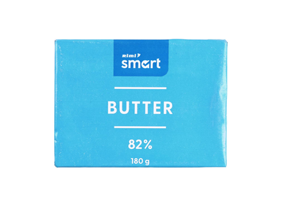 Sviestas RIMI SMART, 82 % rieb., 180 g