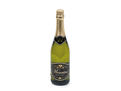 Putojantis, gazuotas fermentuotas gėrimas MOSCATINI 7%, 750 ml