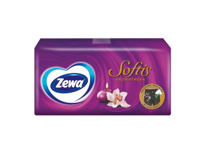 ZEWA SOFTIS AROMATHERA vienkartinės nosinaitės