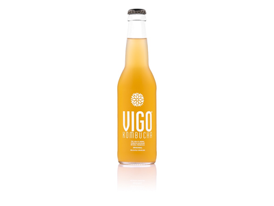Gaivusis arbatos gėrimas VIGO Kombucha, Original, gazuotas, 0,330l