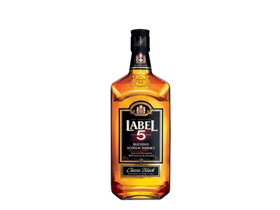 Viskis LABEL 5 Classic Black Blended Scotch Whisky 40% 0,7L                     