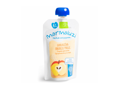 Ekologiška obuolių tyrelė MARMALUZI (nuo 4 mėn.), 90 g