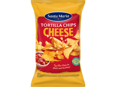 Kukurūzų traškučiai su sūriu SANTA MARIA, 475 g