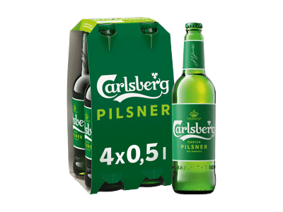 Šviesusis alus CARLSBERG, 4 vnt., 2 l