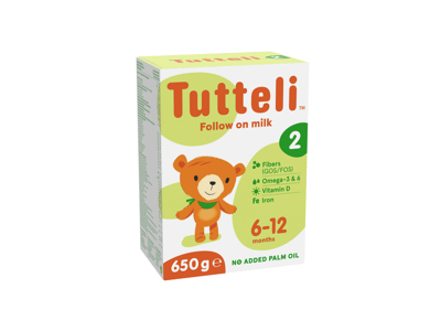 Pieno mišinys TUTTELI 2, nuo 6 mėn, 650 g