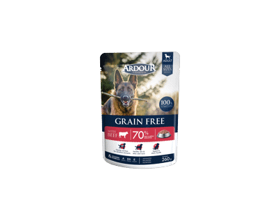Šunų šlapias pašaras su jautiena ARDOUR, 260 g