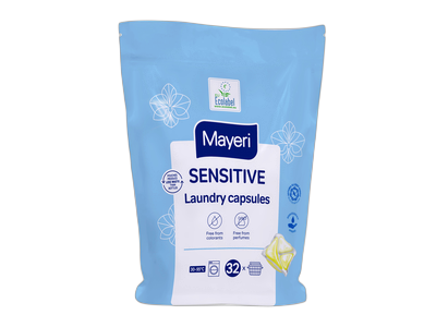Skalbimo kapsulės Mayeri 32vnt. Sensitive