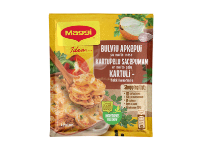 Ruošinys MAGGI IDEA bulvių apkepui su malta mėsa kepti, 42 g