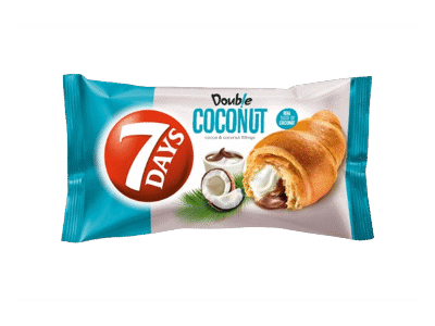 7 DAYS raguolis su kakavos ir kokoso skonio įdaru, 60 g
