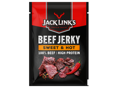 Vytinta jautiena JACK LINK'S  Sweet & Hot, 25 g