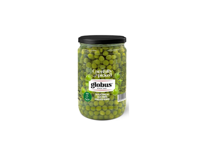 Konservuoti žalieji žirneliai GLOBUS, 660 g