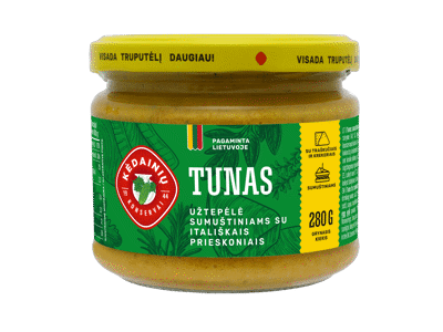 Tunas sumuštiniams KĖDAINIŲ, su itališkais prieskoniais, 280 g