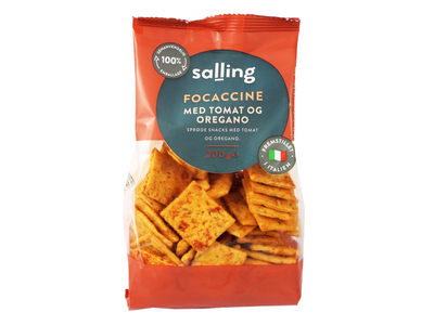 Krekeriai su pom. SALLING FOCACCINE, 200 g