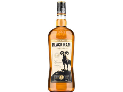 Viskis BLACK RAM, 40%, 0,5 l