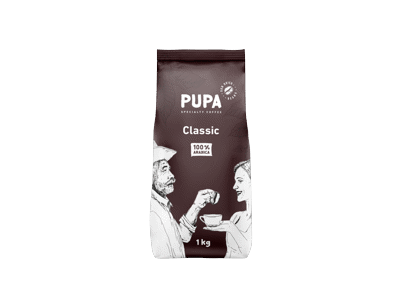 Kavos pupelės PUPA CLASSIC, 1 kg