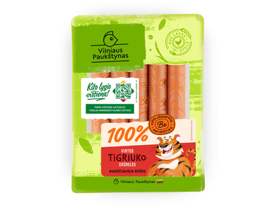 Virtos TIGRIUKO dešrelės, a. r., 250 g