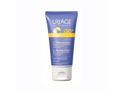 URIAGE apsauginis kremas BABY 1ERE MINERALE, SPF 50+, bekvapis, 50 ml
