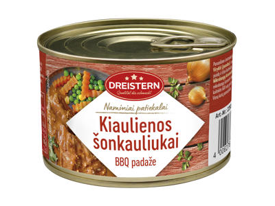 Kiaulienos šonkauliukai BBQ padaže, 400 g