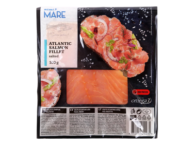 Sūd. atlant. lašišų filė RIMI MARE,100g