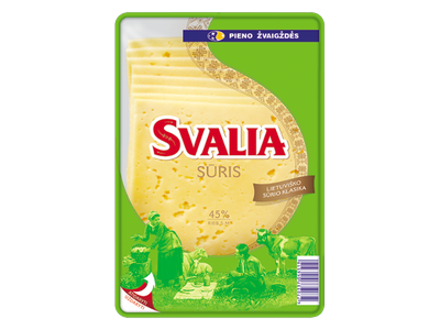 Fermentinis sūris SVALIA, 45%, 150 g, RSM