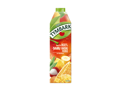 Įvairių vaisių ir morkų sultys TYMBARK, 1 l
